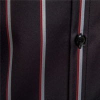 Polo majice za muške jesenske zime poliesterski pamuk Casual labava štampana košulja sa dugim rukavima