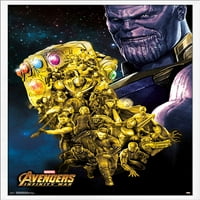 Marvel Cinemat univerzum - Osvetnici - Infinity rat - zidni poster fist, 22.375 34