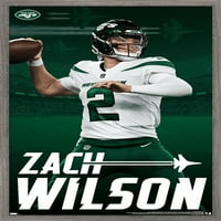 New York Jets - Zach Wilson zidni poster, 14.725 22.375