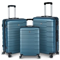 Homeika Setovi za prtljag, Hardside kofer Set sa TSA bravom, multi-Size Hardside prtljaga sa Spinner točkovima za putovanja poslovna putovanja, plava