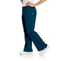 Urbane Ultimate Flare pantalone za ženske noge: džep, moderno Krojeno, meko rastezanje, elastični struk, medicinski pilingi 9306
