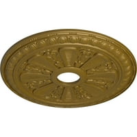 Ekena Millwork 1 2 od 7 8 ID 1 P Bristol stropni medaljon, ručno oslikano zlato