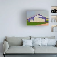 Carol Young' Bucolic Structure VIII ' Canvas Art