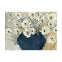 Zaštitni znak likovne umjetnosti' studija bijelog cvijeta II ' umjetnost na platnu Samuela Dixona