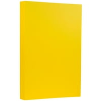 Pravni karton papira i koverte, 8. 14, svijetlo žuto, po paketu, 65 lb
