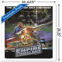 Star Wars: Empire udara natrag - poljubi jedan zidni poster od jednog lista, 14.725 22.375 uramljeno