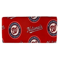 Washington Nationals 58 poliester Fleece logo Sportsko šivanje i obrtna tkanina YD sa vijkom, crvenim,