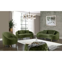 Meridian Furniture Inc Serpentine Tapacirana stolica za barel