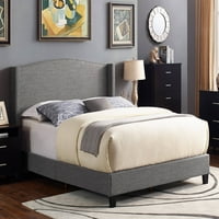 Scarlett tapecirani krilni krevet, višestruke veličine i boje