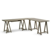 SIMPLI kućni pilani L-oblik ugaonog stola