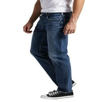 Silver Jeans Co. Muške Eddie Athletic Fit sužene farmerke za noge, veličine struka 30-42