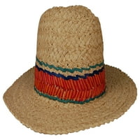Ženski Rančerski šešir sa ukrašenom trakom