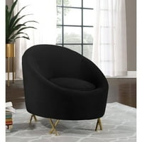 Meridian Furniture Inc Serpentine Tapacirana stolica za barel