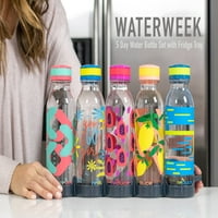 Smanjite Waterweek Set flaša za višekratnu upotrebu, 20oz-plastični set flaša za višekratnu upotrebu od