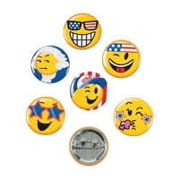 Patriotski Emoji Mini Gumbi-Pogodnosti Za Zabave -