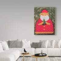 Zaštitni znak likovne umjetnosti' Santas Tiny Tree ' platnena Umjetnost Beverly Johnston