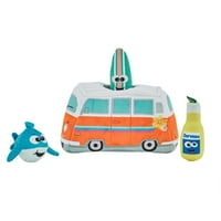 Vanjski gonič sakrij surf komp plišanog igračke za pse narančasto, plavo, bijelo 8,25 4 5