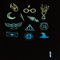 Harry Potter Boys Icons Grafička Majica 2 Pakovanja, Veličina 4-18