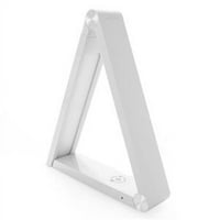 EpicXL trokutasta LED stolna lampa za bežično punjenje, Bijela