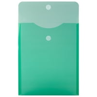 Plastične koverte sa kukom i petljom, 9, 8x11, 5, 12 pakovanja, zelene