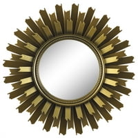 Bolje kuće i bašte 3-Dijelno okruglo ogledalo za sunčanje postavljeno u zlatnoj završnoj obradi