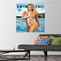Sports Illustrated: kupaći kostim izdanje-Kate Upton pokrivni zidni Poster sa potisnim iglama, 22.375