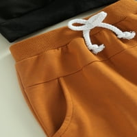 Seyurigaoka novorođenčad jesen odjeća Set pisma Sun Ispis dugih rukava pulover + elastična struka dugačke