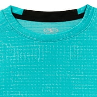Athletic Works aktivna žakard majica za mališane, 3 pakovanja, veličine-5T