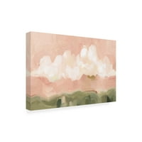 Zaštitni znak likovne umjetnosti' Pink Haze Sunset II ' platnena Umjetnost Emme Scarvey