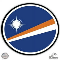 Zastava Maršalovih Ostrva - 5 Vinilna Naljepnica - Za Auto Laptop I-Pad-Vodootporna Naljepnica