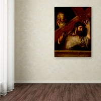 Zaštitni znak Likovna umjetnost' nošenje krsta ' platnena Umjetnost Tiziana