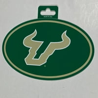 South Florida Bulls Oval naljepnica naljepnica u punoj boji novi Free Shipping