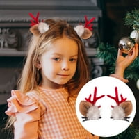 Miyuadkai kopča za kosu mali modni ukrasi puder Dječiji par Creative Božić Zlatna ukosnica Božić ukosnica