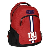 Zauvijek kolekcionarstvo Akcija Stripe Logo ruksak, New York Giants