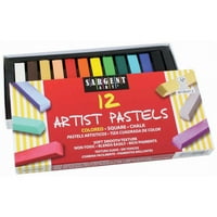 Sargent Art® kvadratni kređeni pasteli - boje po paketu