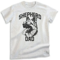 Majica Shepherd Tata, muška majica Unise, njemački ovčar, najbolji pas dar poklon, Heather Ash, X-Veliki
