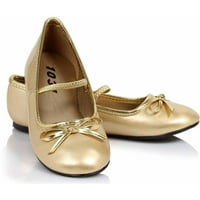 Baletne ravne zlatne cipele Djevojke 'dijete za djecu Halloween